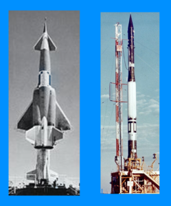 Navaho Rocket (Left) and Vanguard (Right)