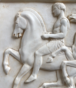 Greek Warrior on his Horse