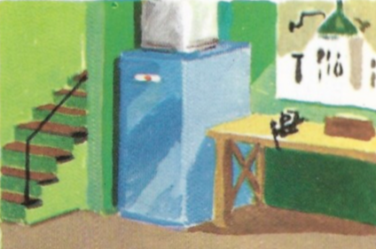 Upflow Central Air Cooling Unit Painting