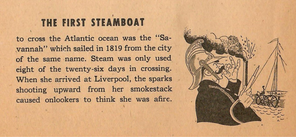 Steamboat Trivia.