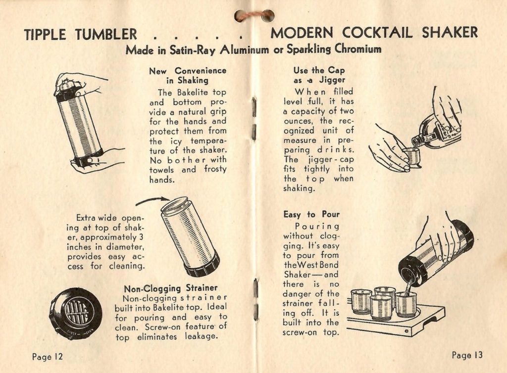 Features of the Tipple Tumbler Cocktail Shaker