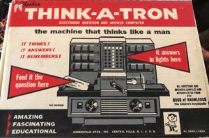 The back of the Think-A-Tron box