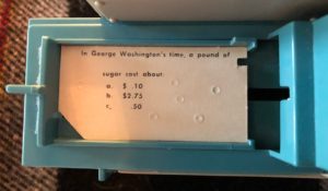 George Washington Question in Computer Tray