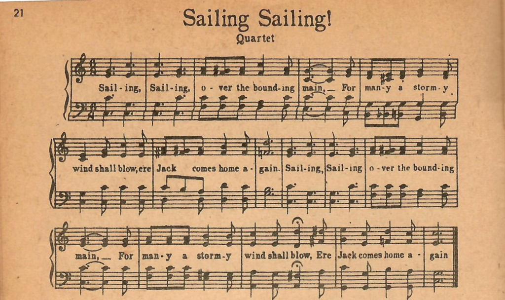 Sailing Sailing Sheet Music. Life of the Party