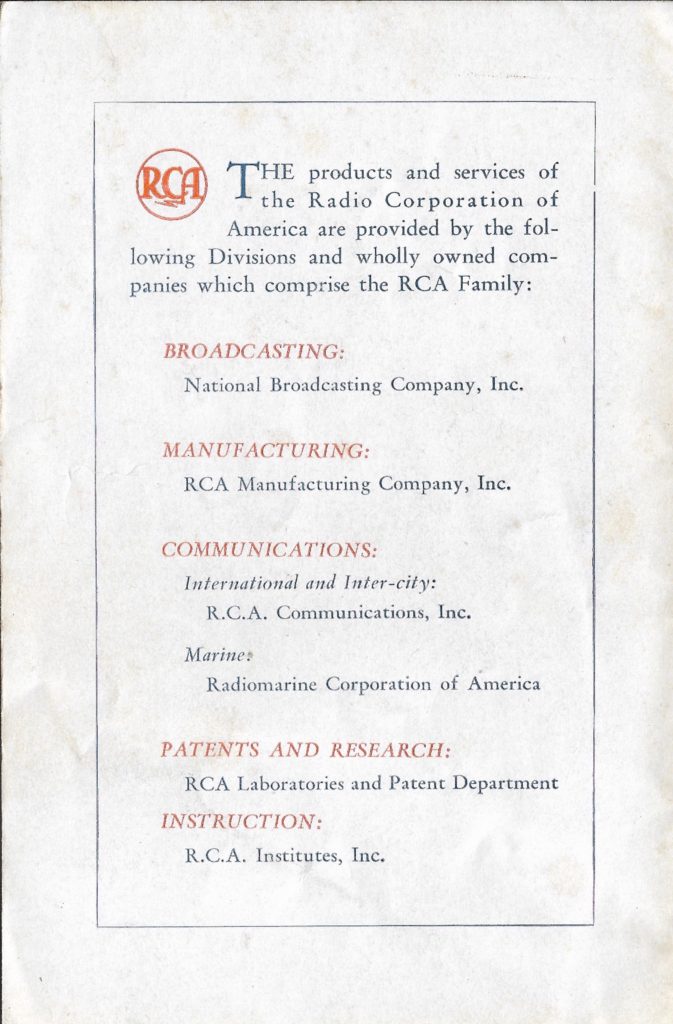 RCA Divisions