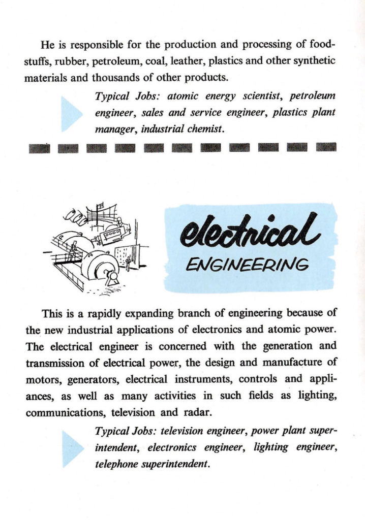 Electrical provides engineering opportunities with atomic power, among other choices.