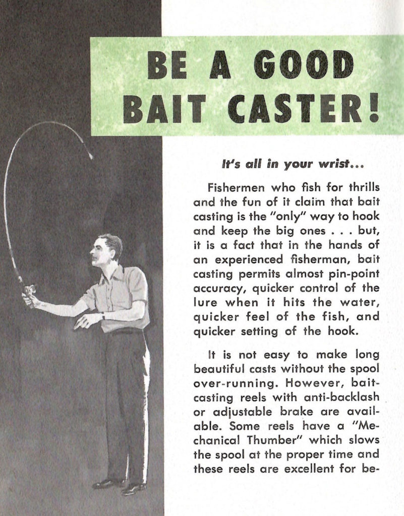 Details on how to be a good bait caster. Important skills for fishing fun.