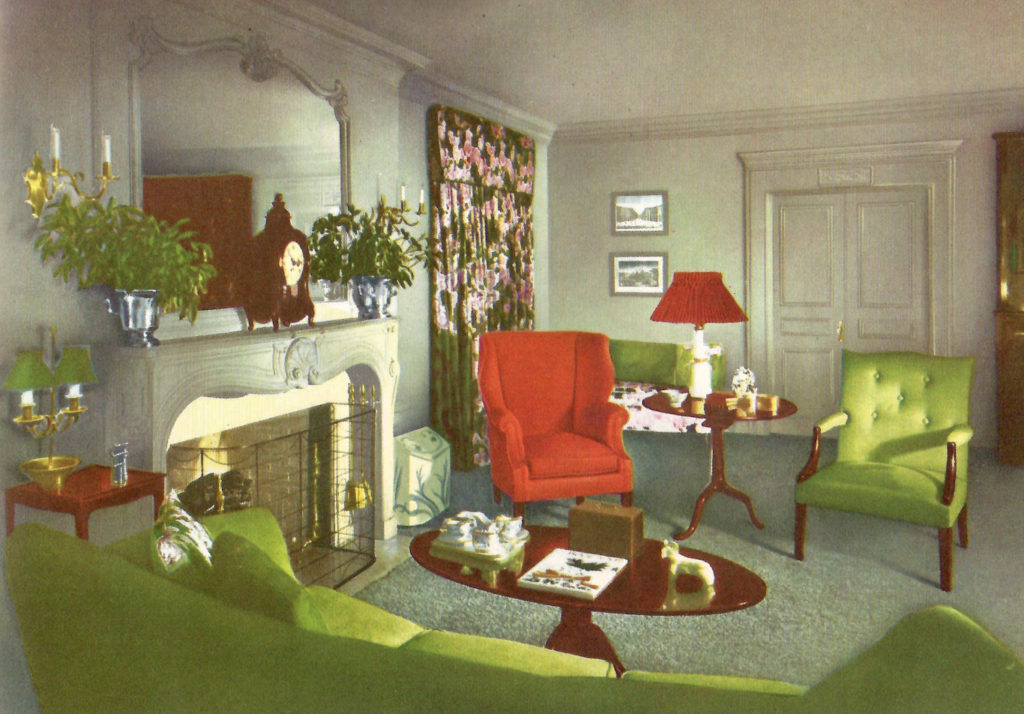 A formal living room