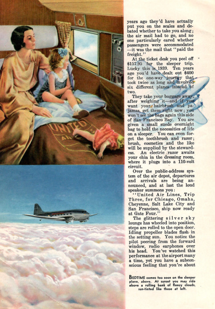 Details on how a DC-3 took off in 1939