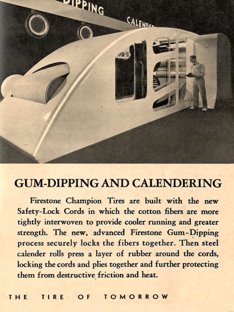 Gum-Dipping and Calendering