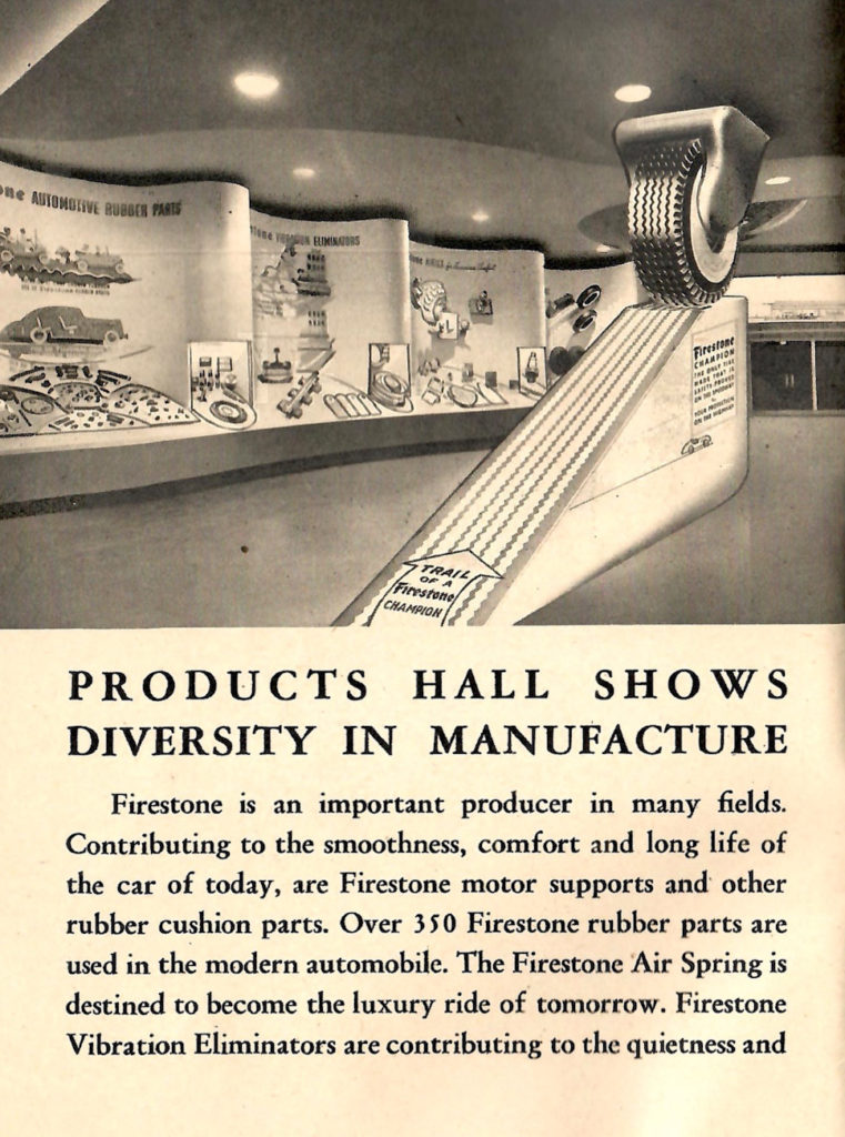 Product hall shows diversity in manufacture.