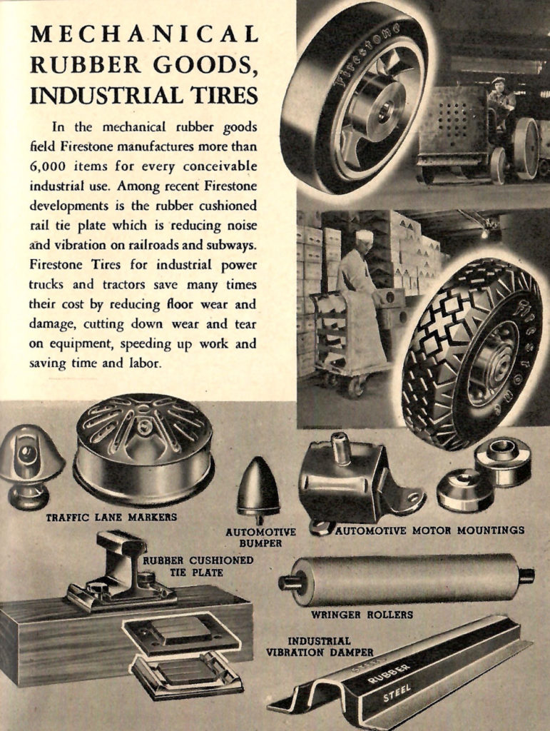 Fantastic Firestone Rubber Goods & Industrial Tires