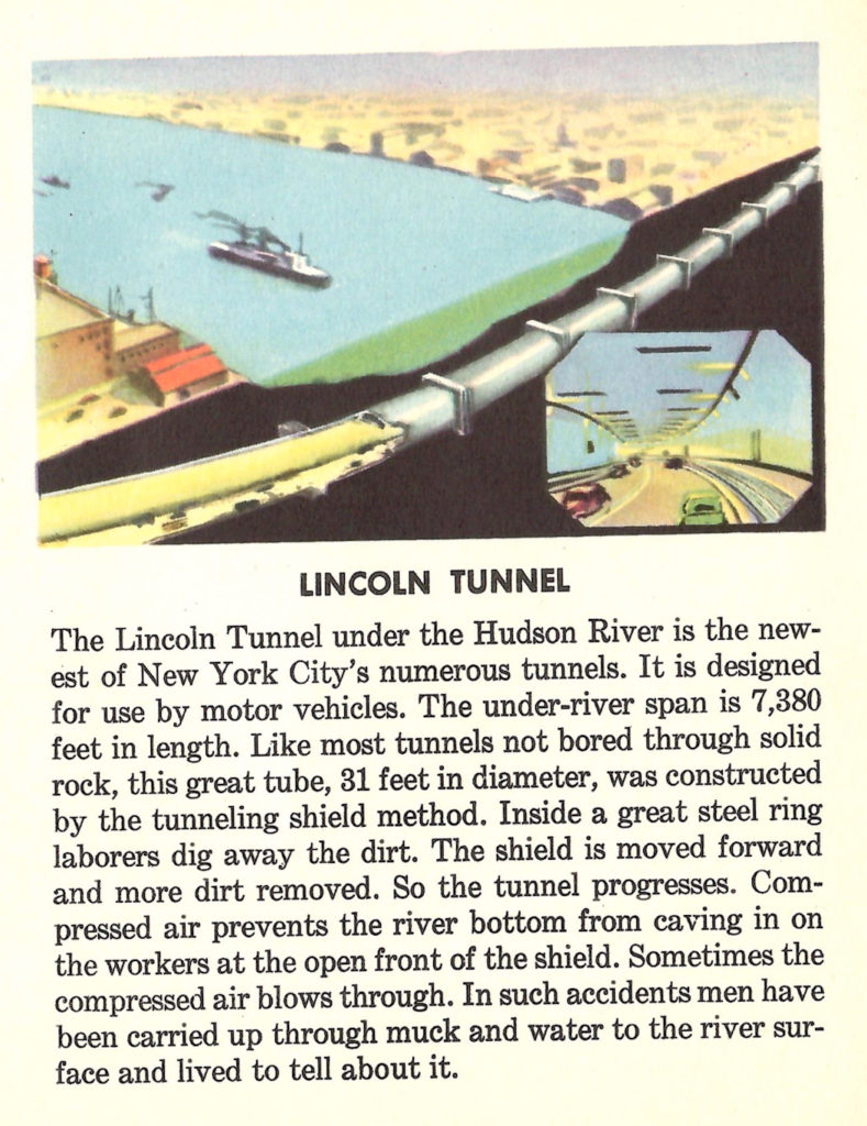 Here is a painting and an article about the Lincoln Tunnel.