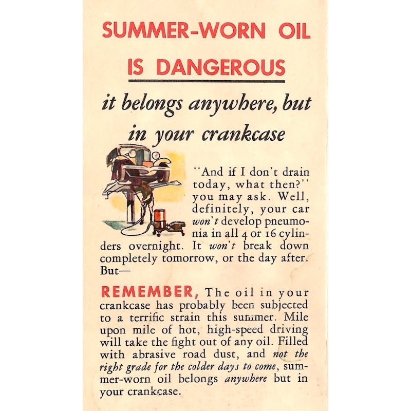 Switch Out Summer-Worn Oil Before the Cold Weather Hits!