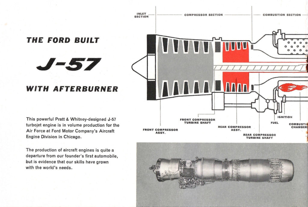 Scramble Toward Turbojet Power! A description of the J-57 engine.