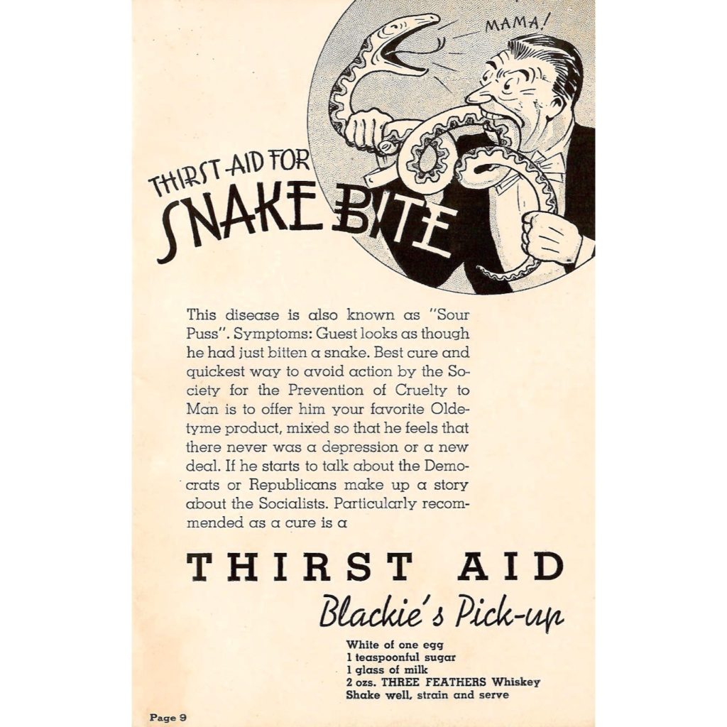 Thirst Aid for Snake Bite!