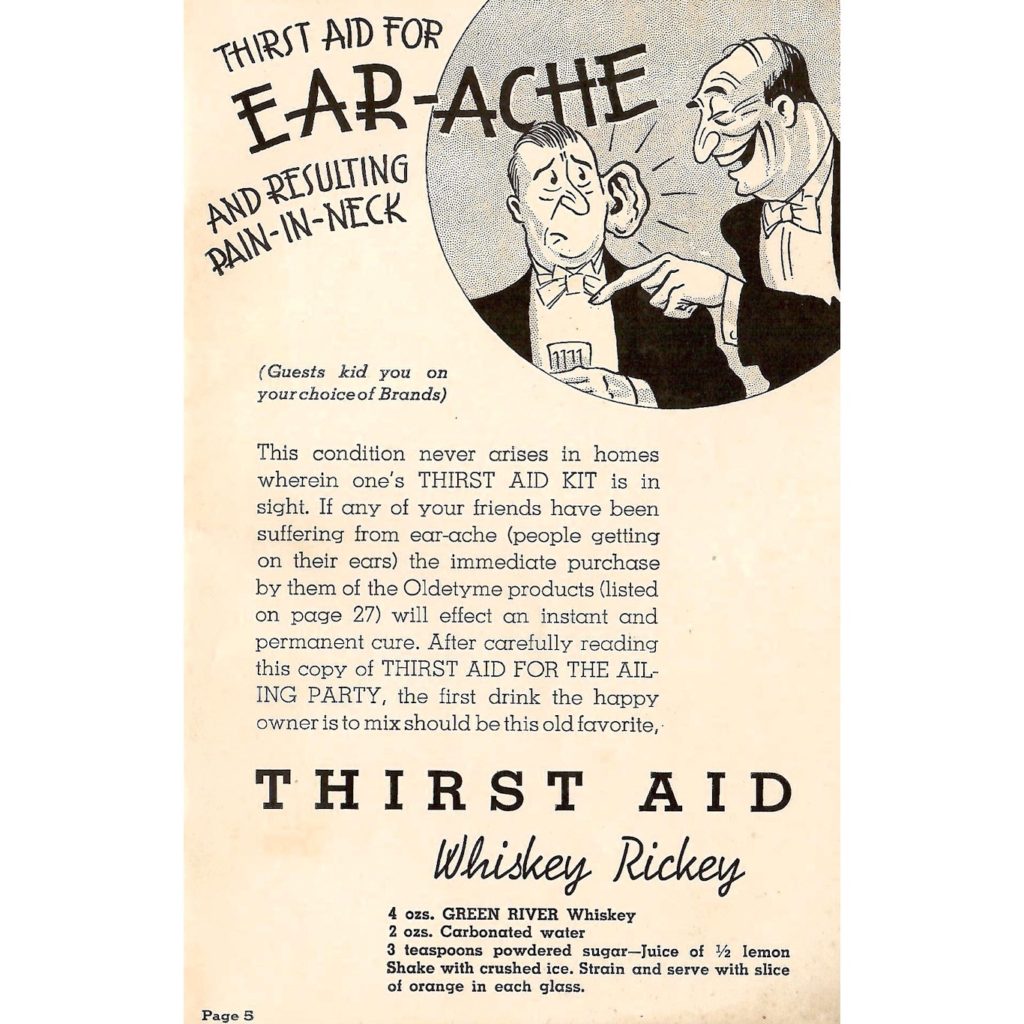Thirst Aid for an Ear Ache!