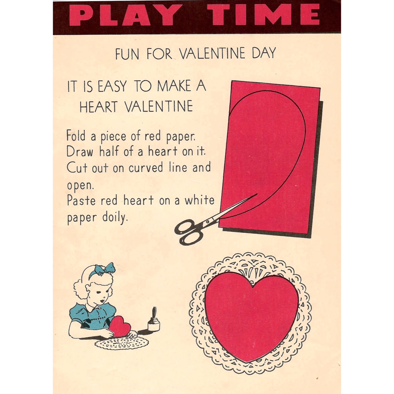 Read more about the article Vintage Valentine Crafts!