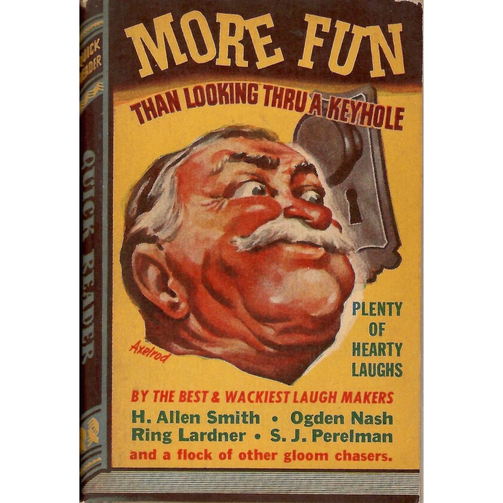 Front cover of a quick reader book called More Fun than Looking Through a Keyhole.