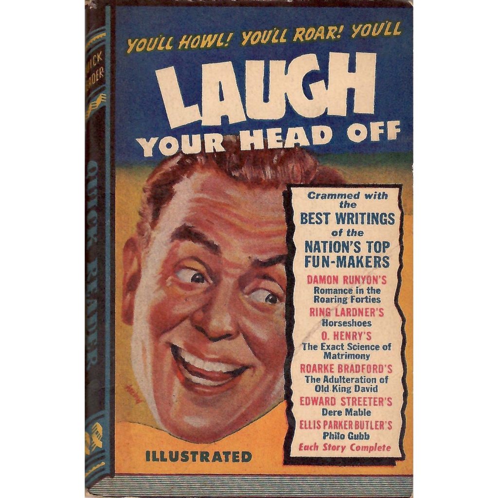 Front cover of a quick reader book called Laugh your Head Off!