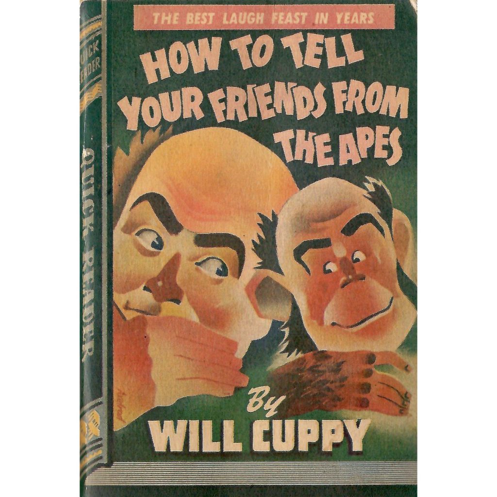 Front cover of a quick reader book called How to Tell your Friends from the Apes.
