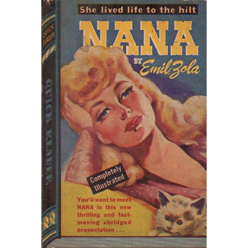 Cover of a quick reader book called Nana. She lived life to the hilt!