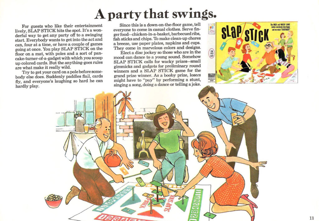 Description of the Slap Stick game.