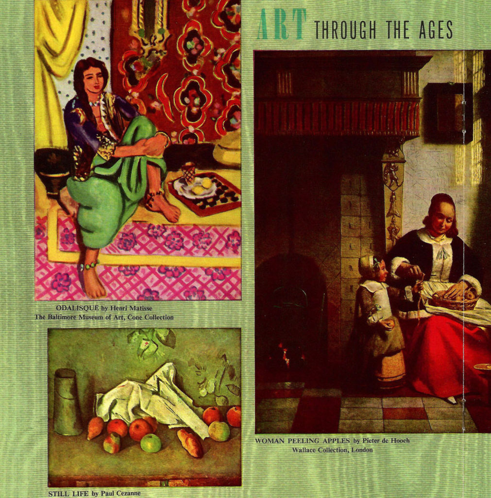 Art Through the Ages. An article in the Book of Knowledge Encyclopedia Promotional Booklet.